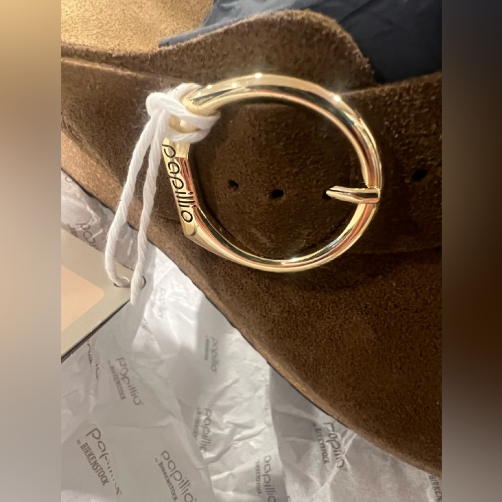 Birkenstocks’ Papillio Fanny Ring-Buckle -Dark Tea-Suede - NEW- size 40 & 39 a - Picture 10 of 15